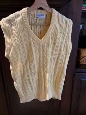 Lord Jeff cotton vintage sweater vest sz L